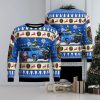 Ugly Christmas Party Sweater Santa Winter Ale Beer Drinking