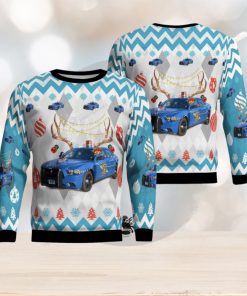 Michigan State Police Dodge Charger Christmas 3D Printed Ugly Christmas Sweater