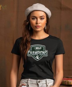 Michigan State Spartans 2023 Big Ten Women’s Cross Country Champions Locker Room T Shirt