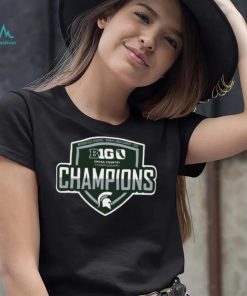 Michigan State Spartans 2023 Big Ten Women’s Cross Country Champions Locker Room T Shirt