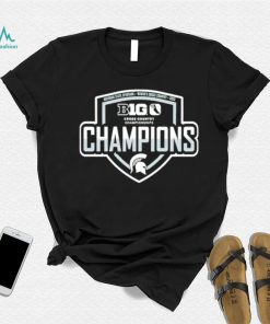 Michigan State Spartans Blue 84 2023 Big Ten Women’s Cross Country Champions Locker Room T Shirt