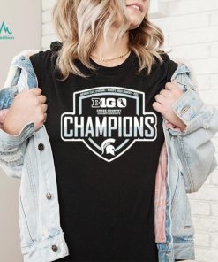 Michigan State Spartans Blue 84 2023 Big Ten Women’s Cross Country Champions Locker Room T Shirt