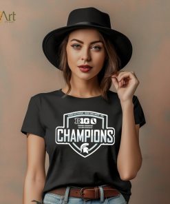 Michigan State Spartans Blue 84 2023 Big Ten Women’s Cross Country Champions Locker Room T Shirt