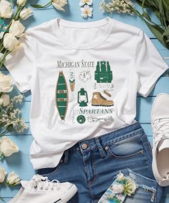 Michigan State Spartans Comfort Wash Camping Trip T Shirt