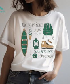 Michigan State Spartans Comfort Wash Camping Trip T Shirt