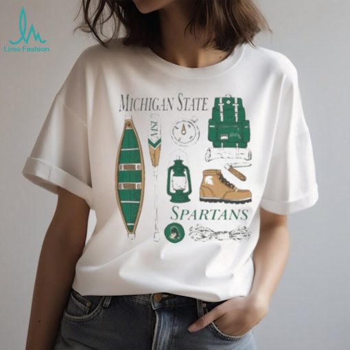 Michigan State Spartans Comfort Wash Camping Trip T Shirt