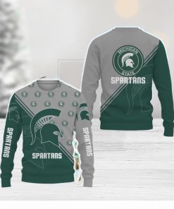 Michigan State Spartans Cross Style Ugly Xmas Sweater