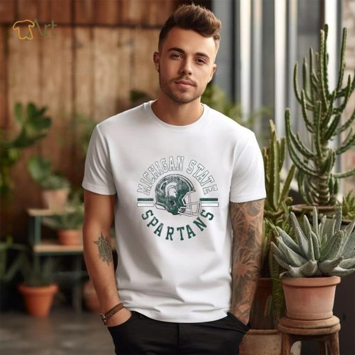 Michigan State Spartans Helmet Arch T Shirt