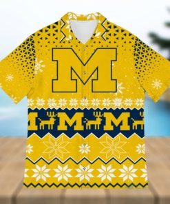 Michigan Wolverines Christmas Hawaiian Shirt