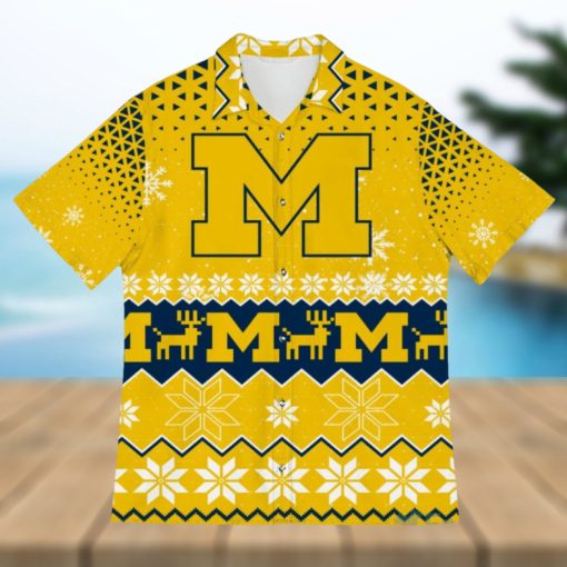 Michigan Wolverines Christmas Hawaiian Shirt