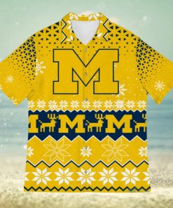 Michigan Wolverines Christmas Hawaiian Shirt