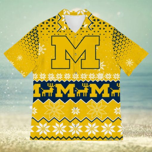 Michigan Wolverines Christmas Hawaiian Shirt