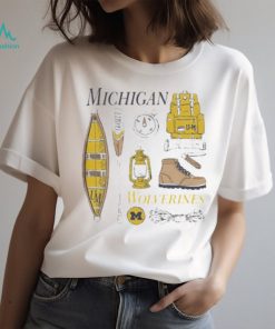 Michigan Wolverines Comfort Wash Camping Trip T shirt