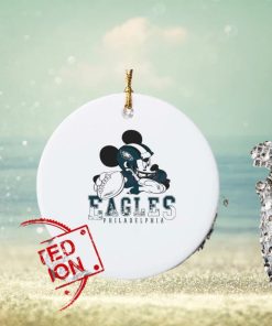 Mickey Football Team Philadelphia Eagles Ornament Custom Name