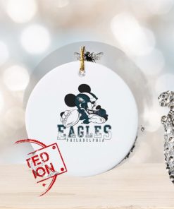 Mickey Football Team Philadelphia Eagles Ornament Custom Name