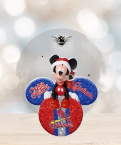 Mickey Mouse Merry Christmas St. Louis Cardinals Ornament