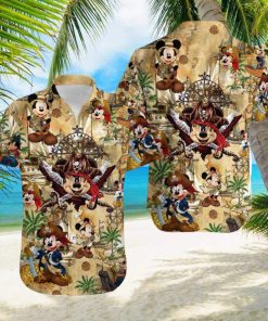 Mickey Mouse Pirate Hawaiian Shirt