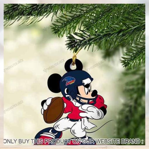 Mickey Mouse X Adelaide Football Club 2023 Christmas Ornament
