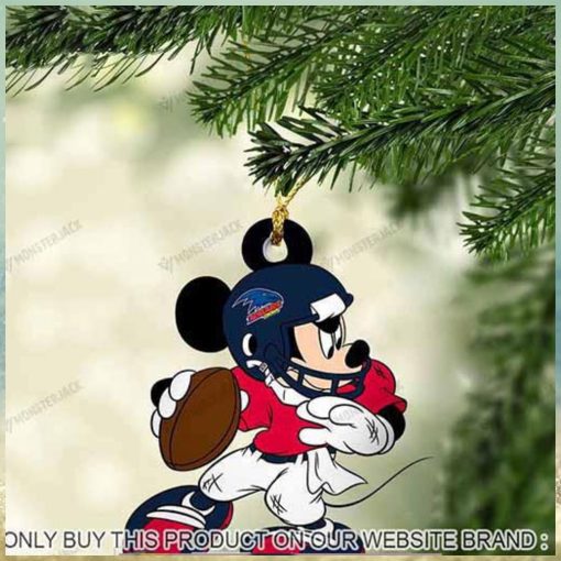 Mickey Mouse X Adelaide Football Club 2023 Christmas Ornament