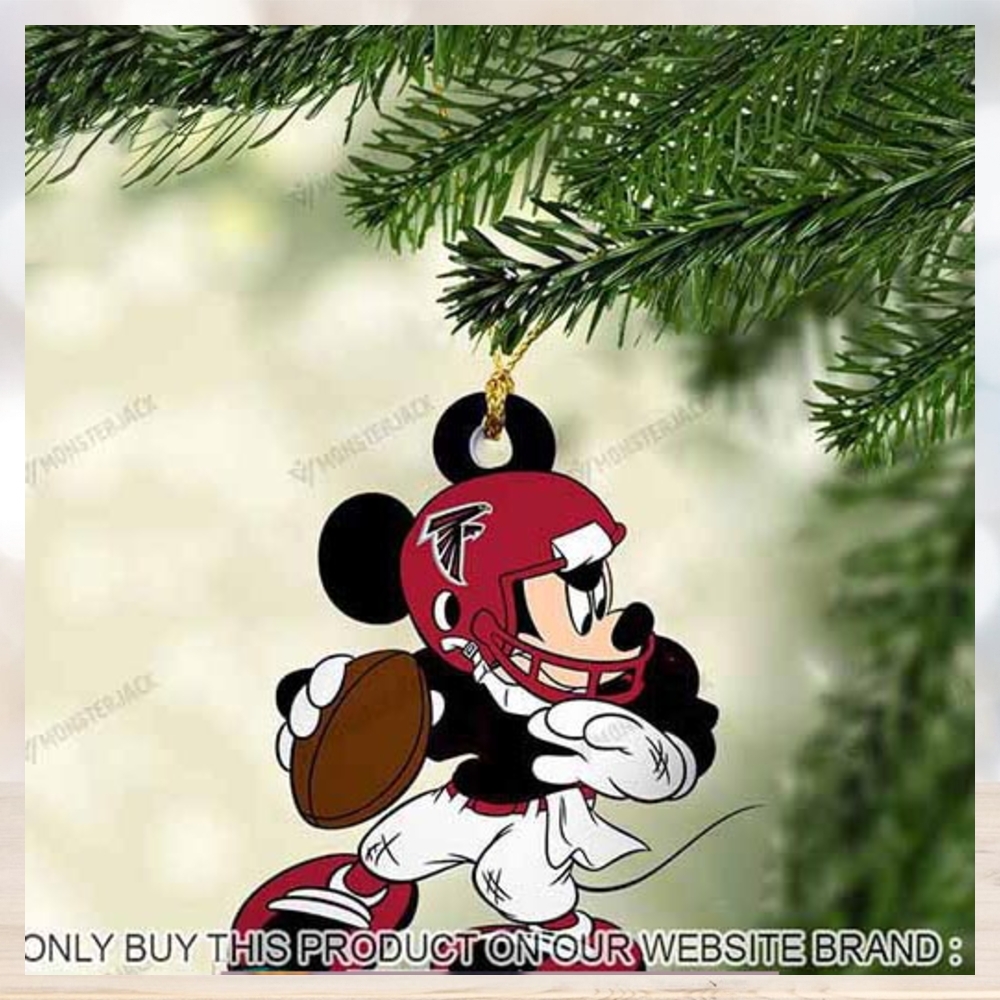 Mickey Mouse X Atlanta Falcons 2023 Christmas Ornament Mickey Mouse X Atlanta Falcons 2023 Christmas Ornament