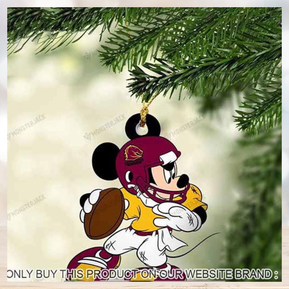 Mickey Mouse X Brisbane Broncos 2023 Christmas Ornament Mickey Mouse X Brisbane Broncos 2023 Christmas Ornament