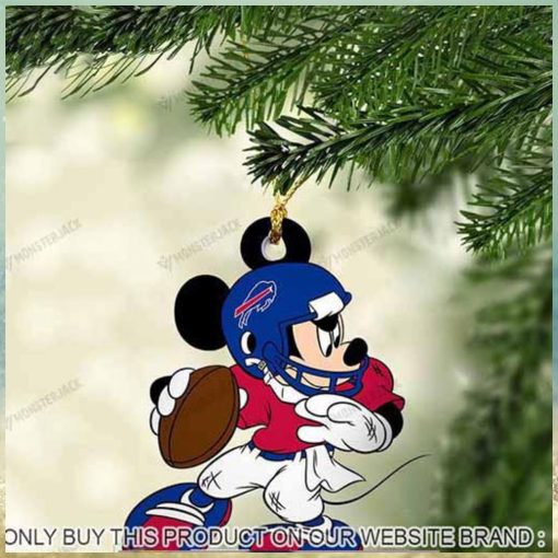 Mickey Mouse X Buffalo Bills 2023 Christmas Ornament