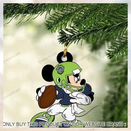 Mickey Mouse X Canberra Raiders 2023 Christmas Ornament