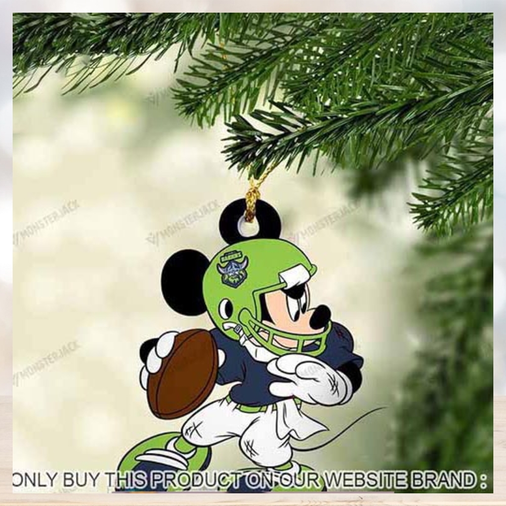 Mickey Mouse X Canberra Raiders 2023 Christmas Ornament Mickey Mouse X Canberra Raiders 2023 Christmas Ornament
