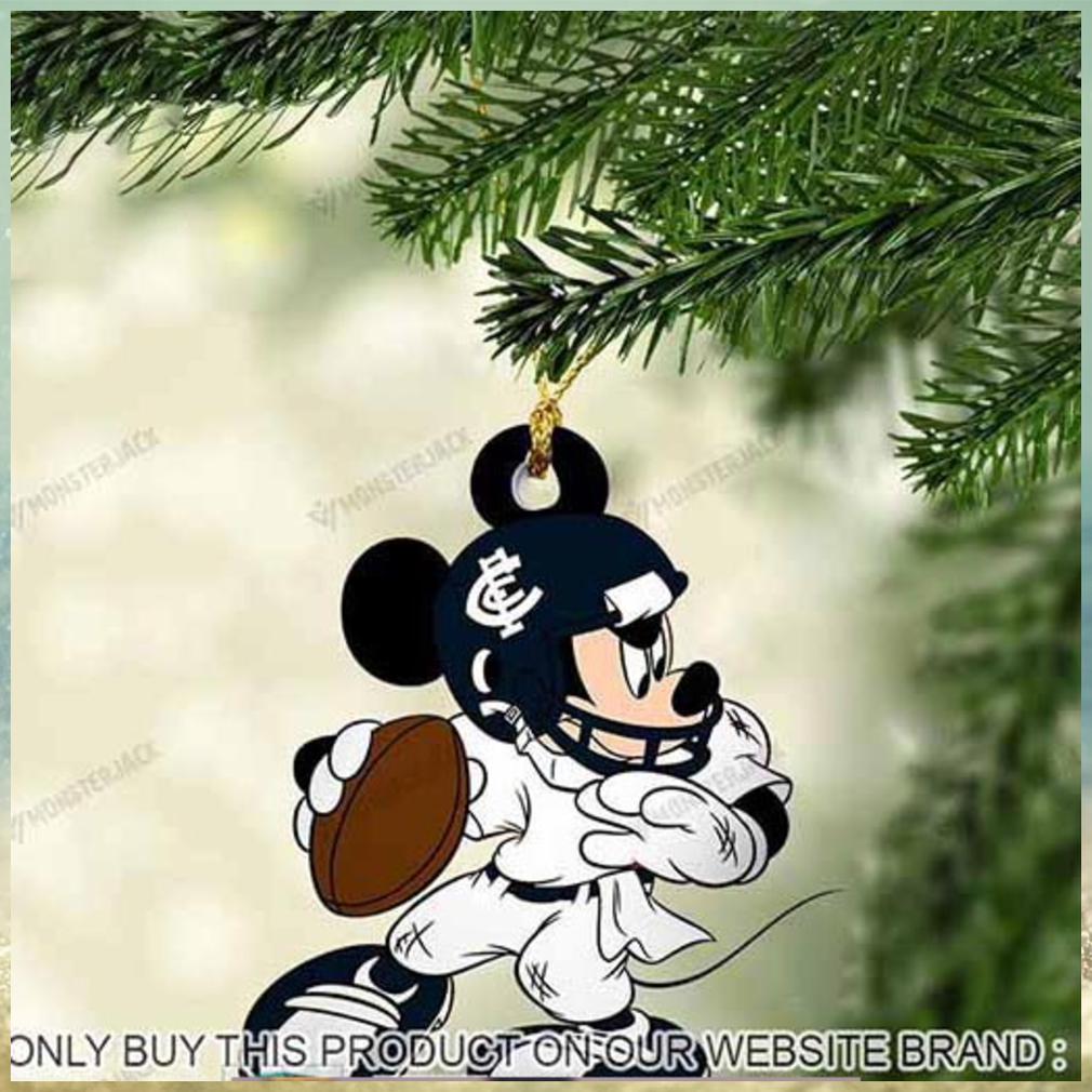 Mickey Mouse X Carlton Football Club 2023 Christmas Ornament Mickey Mouse X Carlton Football Club 2023 Christmas Ornament