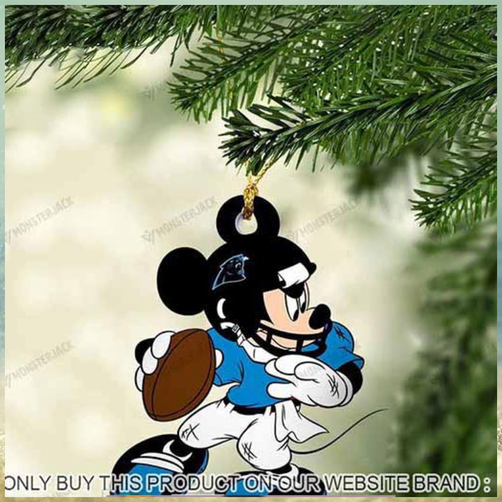 Mickey Mouse X Carolina Panthers 2023 Christmas Ornament Mickey Mouse X Carolina Panthers 2023 Christmas Ornament