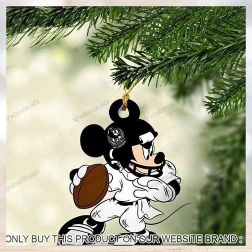 Mickey Mouse X Collingwood Football Club 2023 Christmas Ornament