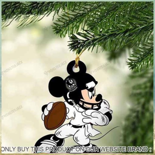Mickey Mouse X Collingwood Football Club 2023 Christmas Ornament