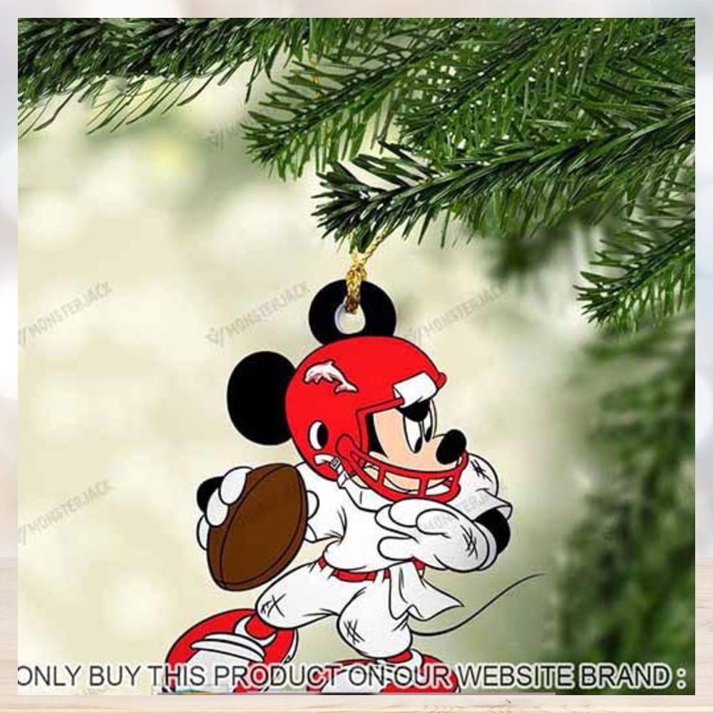 Mickey Mouse X Dolphins 2023 Christmas Ornament Mickey Mouse X Dolphins 2023 Christmas Ornament