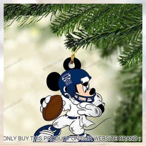 Mickey Mouse X Geelong Football Club 2023 Christmas Ornament