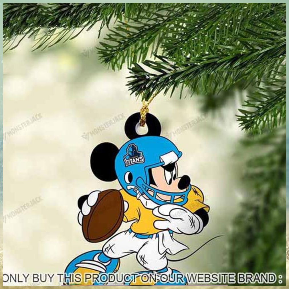 Mickey Mouse X Gold Coast Titans 2023 Chirstmas Ornament Mickey Mouse X Gold Coast Titans 2023 Chirstmas Ornament
