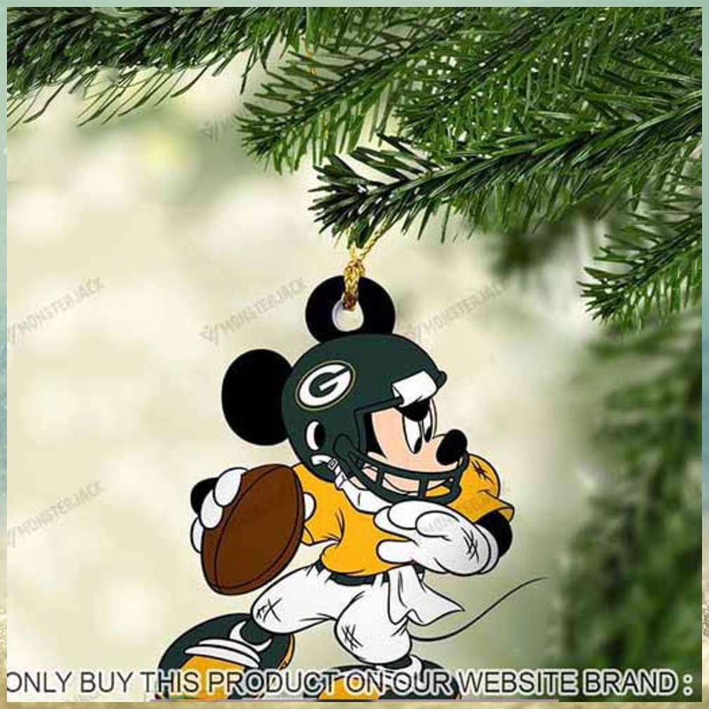 Mickey Mouse X Green Bay Packers 2023 Christmas Ornament Mickey Mouse X Green Bay Packers 2023 Christmas Ornament