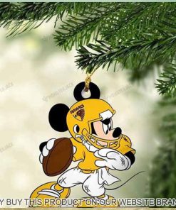 Mickey Mouse X Hawthorn Football Club 2023 Christmas Ornament