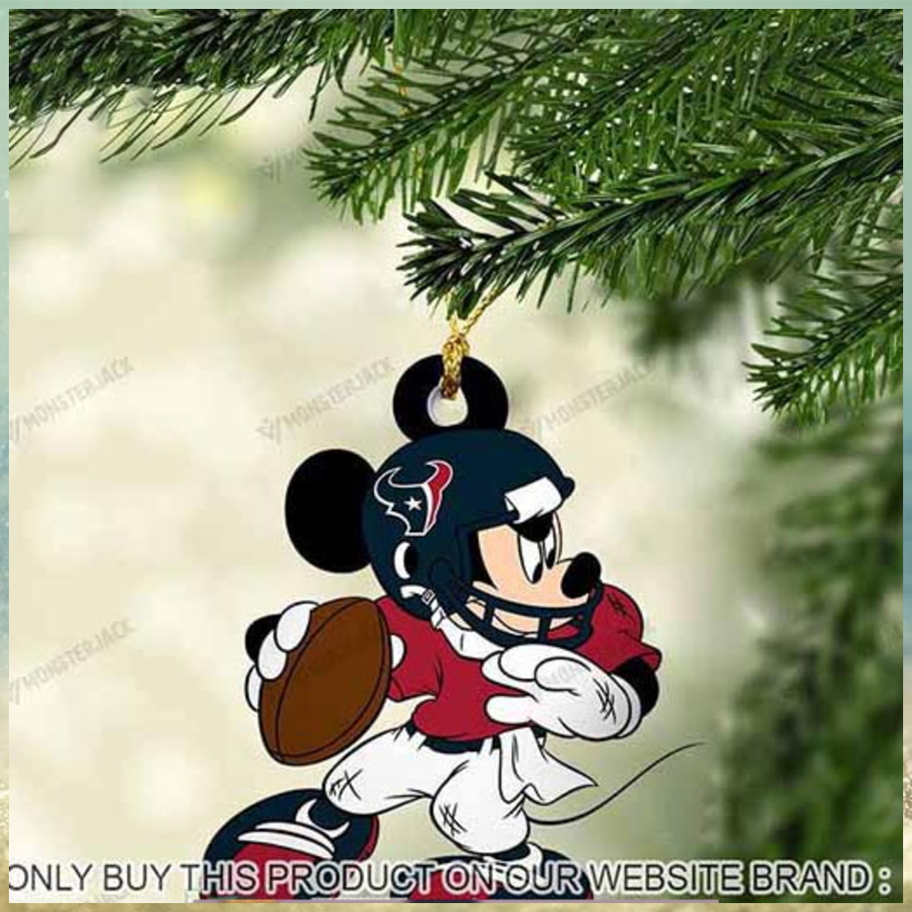 Mickey Mouse X Houston Texans 2023 Christmas Ornament Mickey Mouse X Houston Texans 2023 Christmas Ornament
