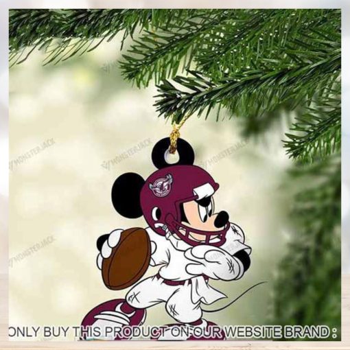 Mickey Mouse X Manly Warringah Sea Eagles 2023 Christmas Ornament