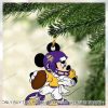 Mickey Mouse X Cincinnati Bengals 2023 Christmas Ornament