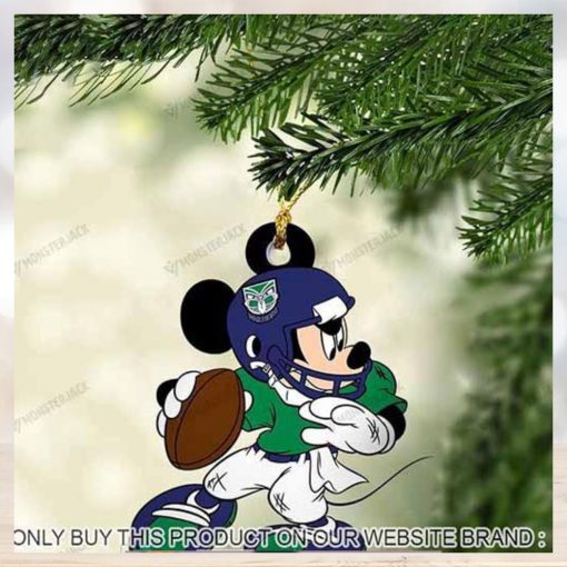 Mickey Mouse X New Zealand Warriors 2023 Christmas Ornament