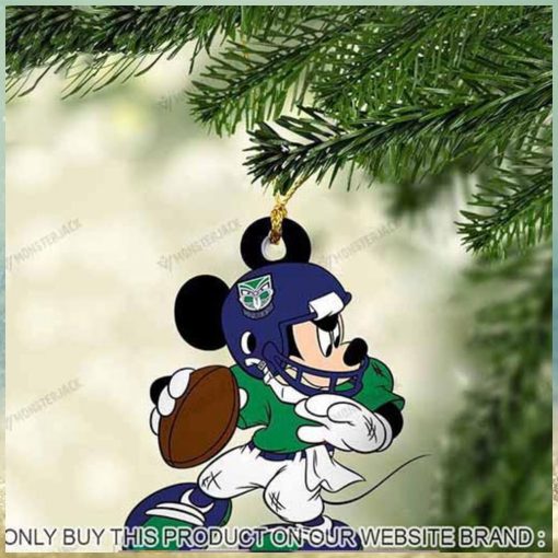 Mickey Mouse X New Zealand Warriors 2023 Christmas Ornament