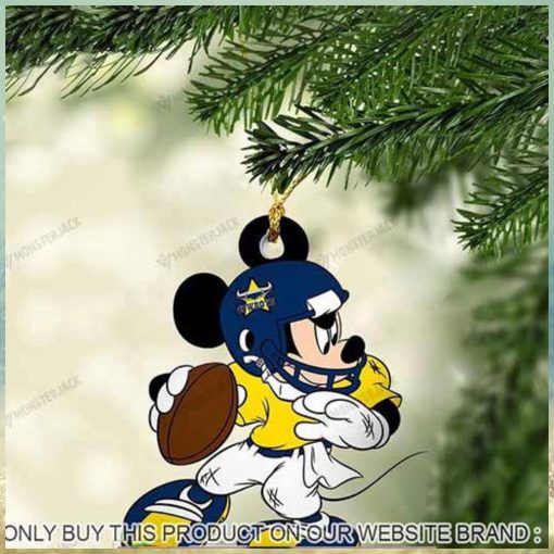 Mickey Mouse X North Queensland Cowboys 2023 Christmas Ornament