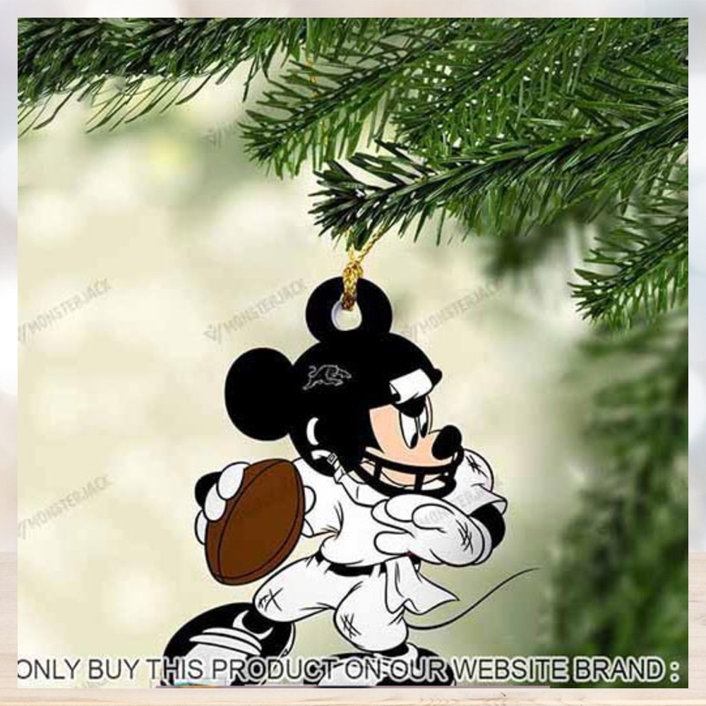 Mickey Mouse X Penrith Panthers 2023 Christmas Ornament Mickey Mouse X Penrith Panthers 2023 Christmas Ornament