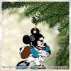 Mickey Mouse X Hawthorn Football Club 2023 Christmas Ornament