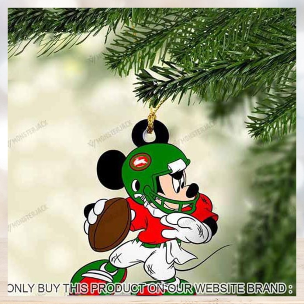 Mickey Mouse X South Sydney Rabbitohs 2023 Christmas Ornament Mickey Mouse X South Sydney Rabbitohs 2023 Christmas Ornament