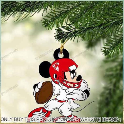 Mickey Mouse X Sydney Swans 2023 Christmas Ornament