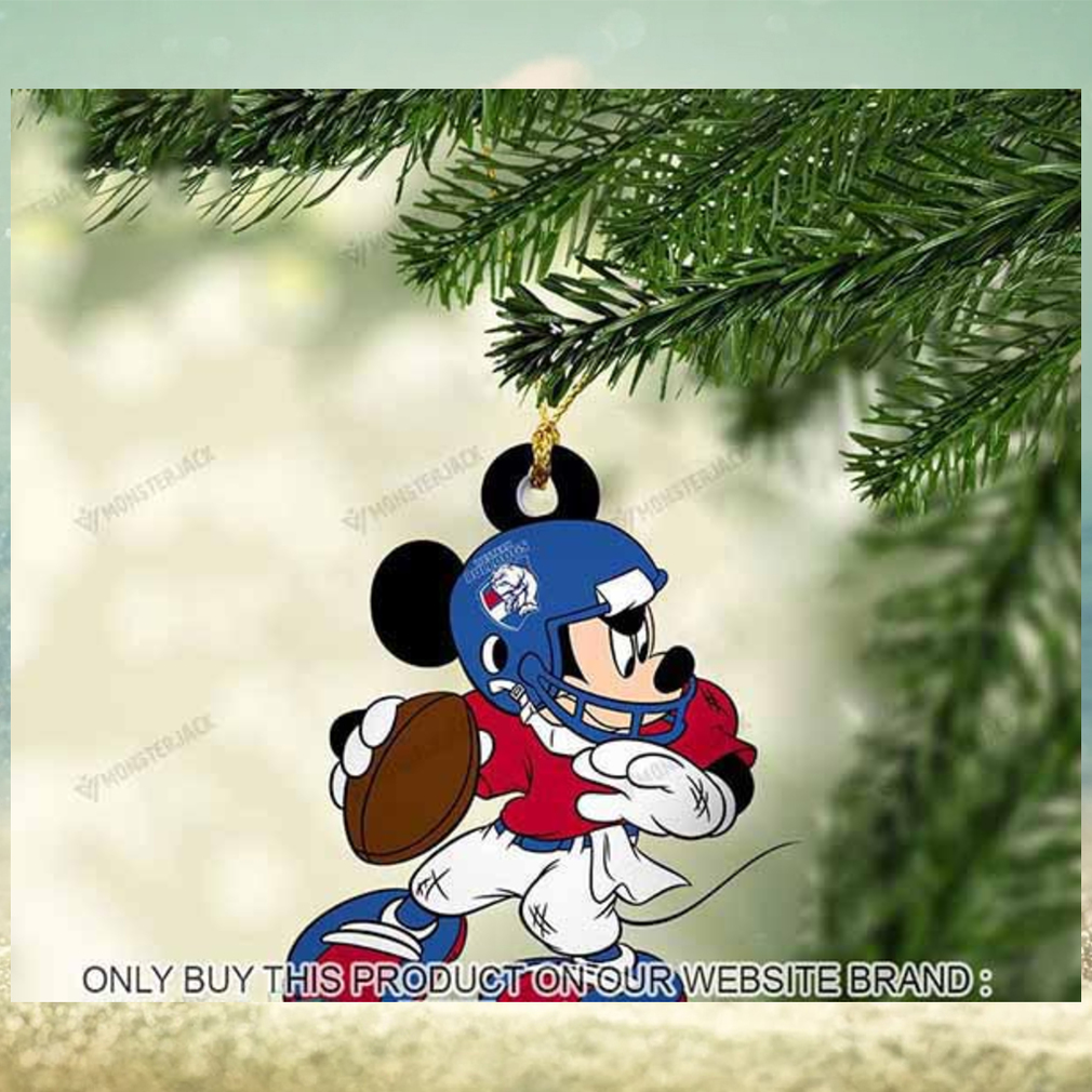 Mickey Mouse X Western Bulldogs 2023 Christmas Ornament Mickey Mouse X Western Bulldogs 2023 Christmas Ornament