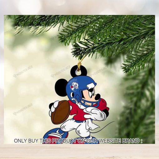 Mickey Mouse X Western Bulldogs 2023 Christmas Ornament