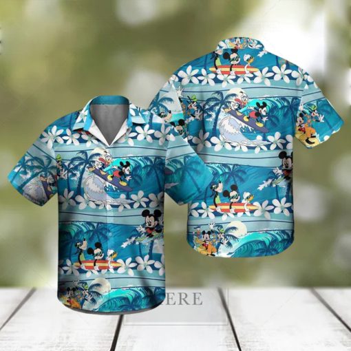 Mickey Surfing Hawaiian Shirt